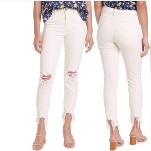 NEW L’AGENCE High Line High Rise Skinny Jeans Vintage White Size 26‎